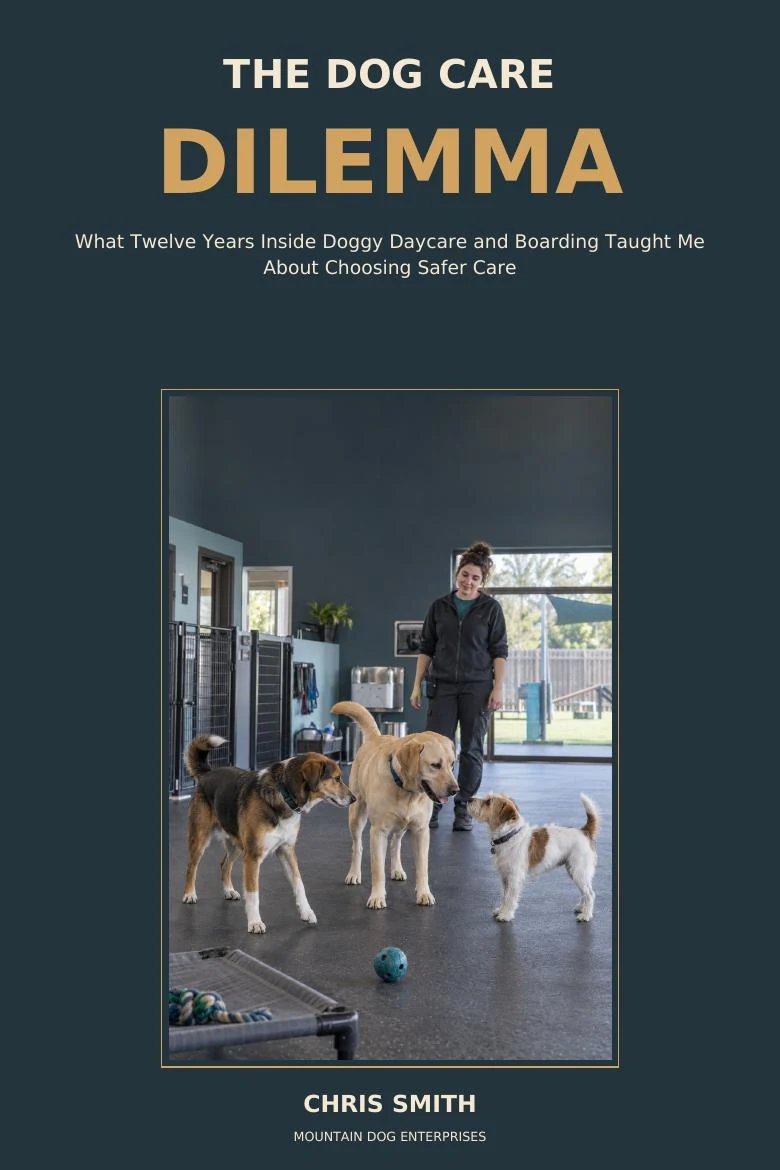 The Dog Care Dilemma book cover by Chris Smith