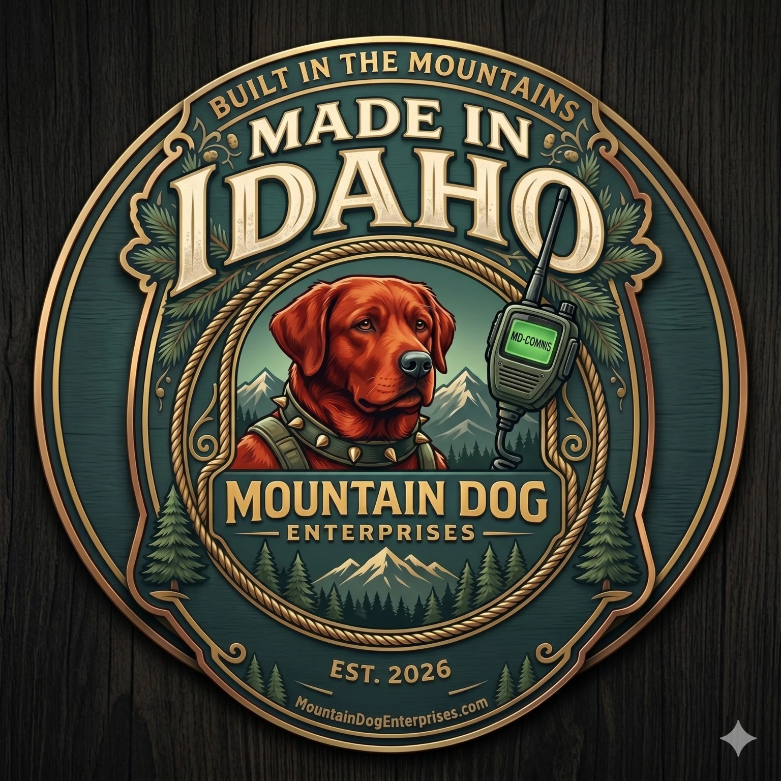 Made in Idaho Mountain Dog Enterprises hero artwork